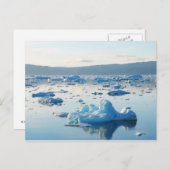 Iceberg Bay Postkarte (Vorne/Hinten)