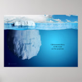 Iceberg Chiropraktisches Poster (Vorne)