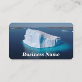 Iceberg "Clear Blue Water Business Card" Visitenkarte (Vorderseite)