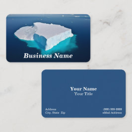 Iceberg "Clear Blue Water Business Card" Visitenkarte