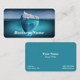 Iceberg "Clear Blue Water Business Card" Visitenkarte