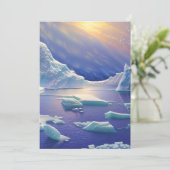 Iceberg Einladung (Stehend Vorderseite)