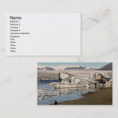 Iceberg-Formationen Visitenkarte (Vorne/Hinten)