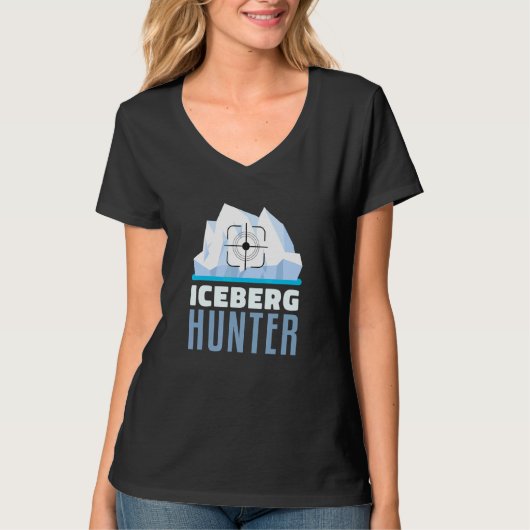 Iceberg Hunter Purify Water Vodka Maker Ice Hunti T-Shirt (Vorderseite)