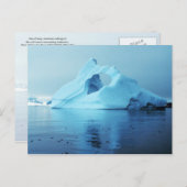 Iceberg in Antarctica Postkarte (Vorne/Hinten)