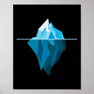 Iceberg Inspiration Earth Day for Nature Lovers Poster