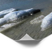 Iceberg Lagoon Poster (Ecke)