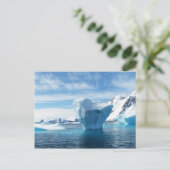 Iceberg Landschaft der Antarktis Postkarte (Stehend Vorderseite)