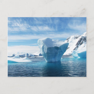 Iceberg Landschaft der Antarktis Postkarte