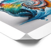 Iceberg Nautilus Muschel Poster (Ecke)