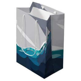 Iceberg Ocean Landscape Mittlere Geschenktüte