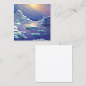 Iceberg Quadratische Visitenkarte (Vorne/Hinten)