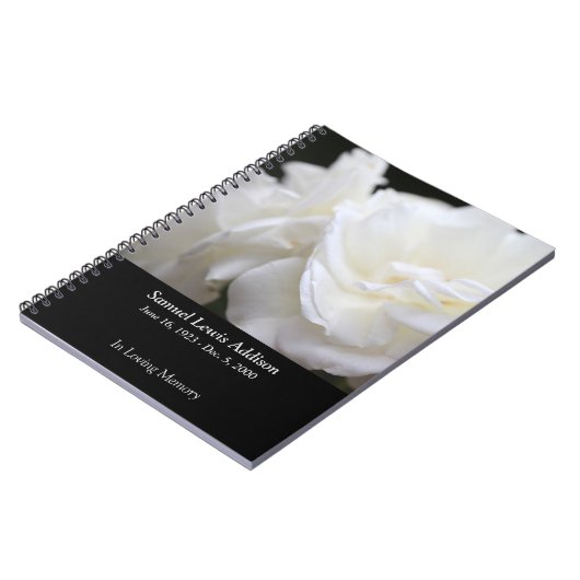 Iceberg-Rose Notizblock (Linke Seite)