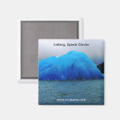 Iceberg, Upsala Glacier, Lago Argentina Magnet (Vorderseite/Rückseite)