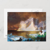 Iceberg von Frederick Edwin Church Postkarte (Vorne/Hinten)