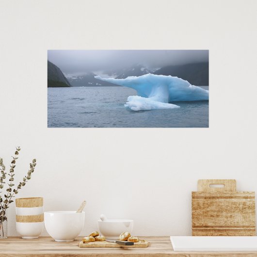 Iceberg, Whittier, AK Poster (Küche)