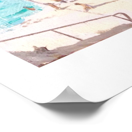 Icebergs-Bondi Poster (Ecke)