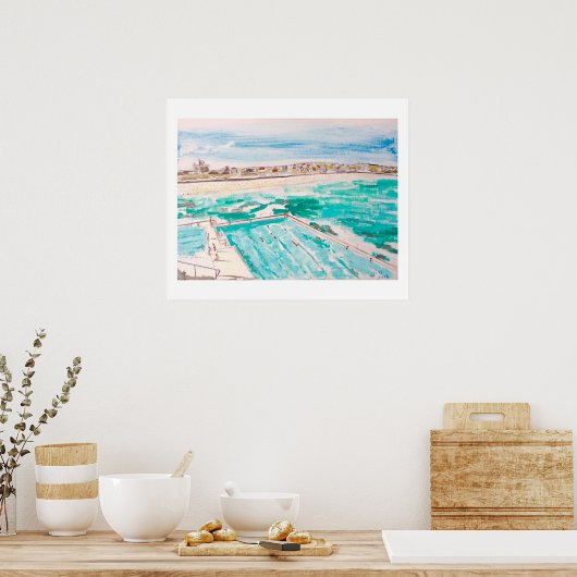 Icebergs-Bondi Poster (Küche)