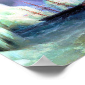 Icebergs im Atlantik von Ivan Aivazovsky Poster (Ecke)