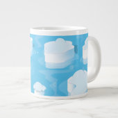 Icebergs Jumbo-Tasse (Vorderseite Rechts)