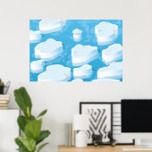 Icebergs Poster (Heimbüro)