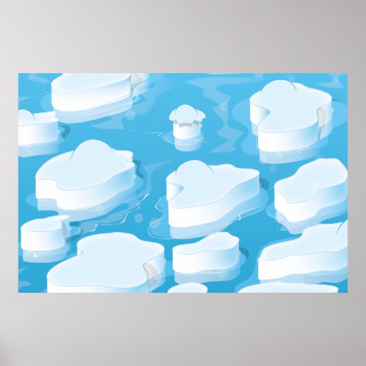 Icebergs Poster (Vorne)
