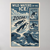 Icebound Adventure - Pinguine, Orcas & Siegel Poster (Vorne)