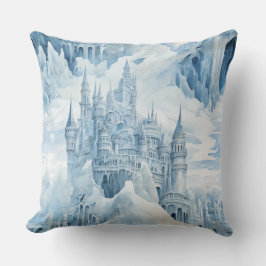 Icebound Fantasy Realm Winter Kissen