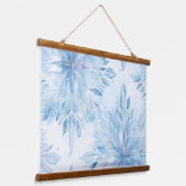 Icebound Fantasy Realm Winter Wandteppich Mit Holzrahmen (Gewinkelt)