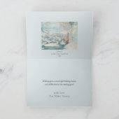 Icebound von John Henry Twachtman Feiertagskarte (Innenseite)