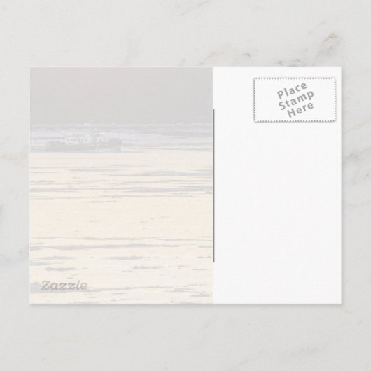 Icebreaker At Sunset Postkarte (Rückseite)