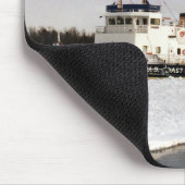 Icebreaking St. Mary's River Mousepad (Ecke)