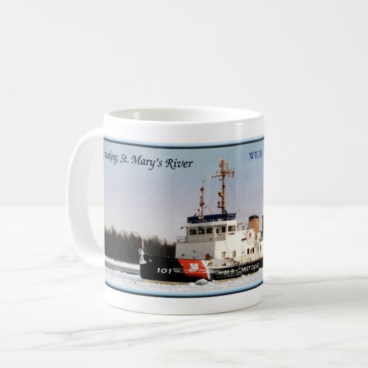 Icebreaking St. Mary's River Tasse (Vorderseite Links)