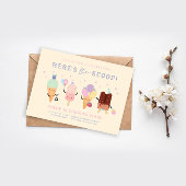 Icecream Birthday Invite Girl, Niedlich Icecream C Einladung