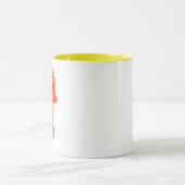 Icecream Curly Hair Kawaii Individuelle Name Tasse (Zentrum)