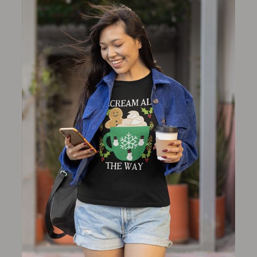 Icecream die ganze Weihnachtszeit T-Shirt