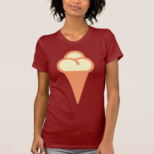 Icecream-Symbol T-Shirt (Vorderseite)