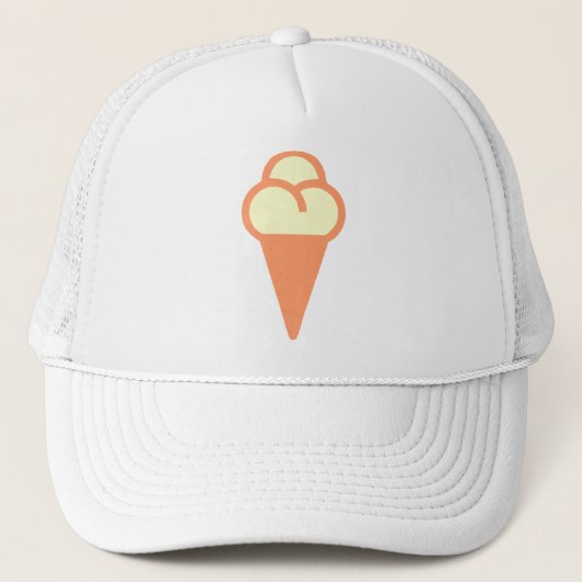 Icecream-Symbol Truckerkappe (Vorderseite)