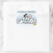 ICECUBES RUNDER AUFKLEBER (Tasche)