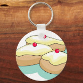 Iced Buns Schlüsselanhänger (Vorderseite)