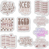 Iced Coffee Stickpack NIEDLICH Aufkleber (Vorderseite)