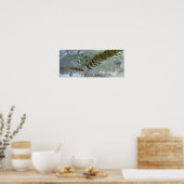 Iced Ferns, Poster (Küche)