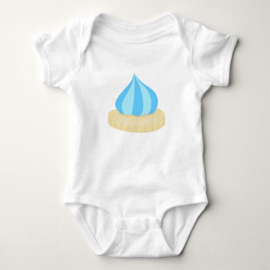 Iced Gem Blue Baby Strampler (Vorderseite)