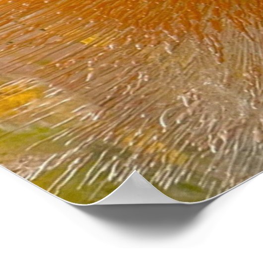 Iced Gladioli Poster (Ecke)