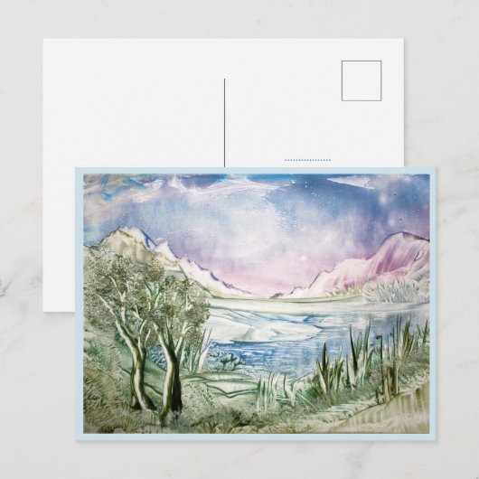 Iced Hills Postkarte (Vorne/Hinten)