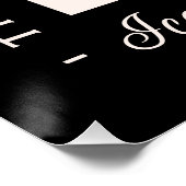 Iced Matcha latte Liebhaber von Clubmädchen ästhet Poster (Ecke)