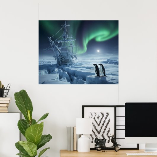 Iced Over Poster (Heimbüro)