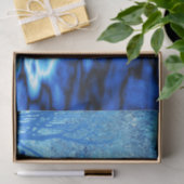 Iced Winter Tree Cobalt Blue Sky Seidenpapier (Geschenk)