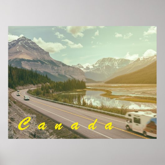 Icefield Parkway, Kanada Poster (Vorne)