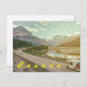 Icefield Parkway, Kanada Postkarte (Vorne/Hinten)